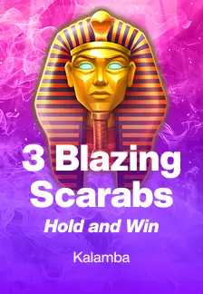 3 Blazing Scarabs Hold and Win